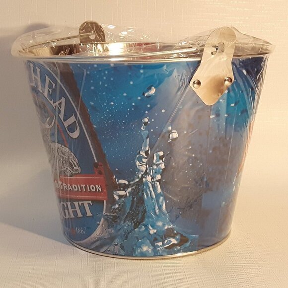 Moosehead Lager Ice Bucket Moosehead Light Bar NIP - Picture 4 of 6